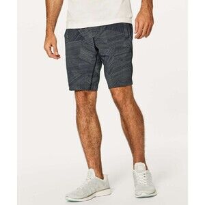 Lululemon Pace Breaker Shorts Men's Lined 9" Etch Light Cast Black Small M7907S